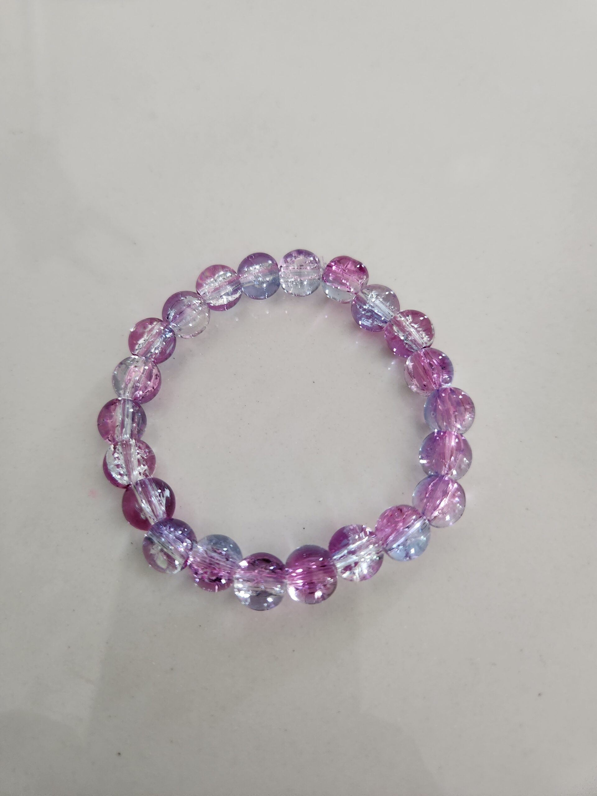 Nebula Tone Crackle Handmade Bracelet