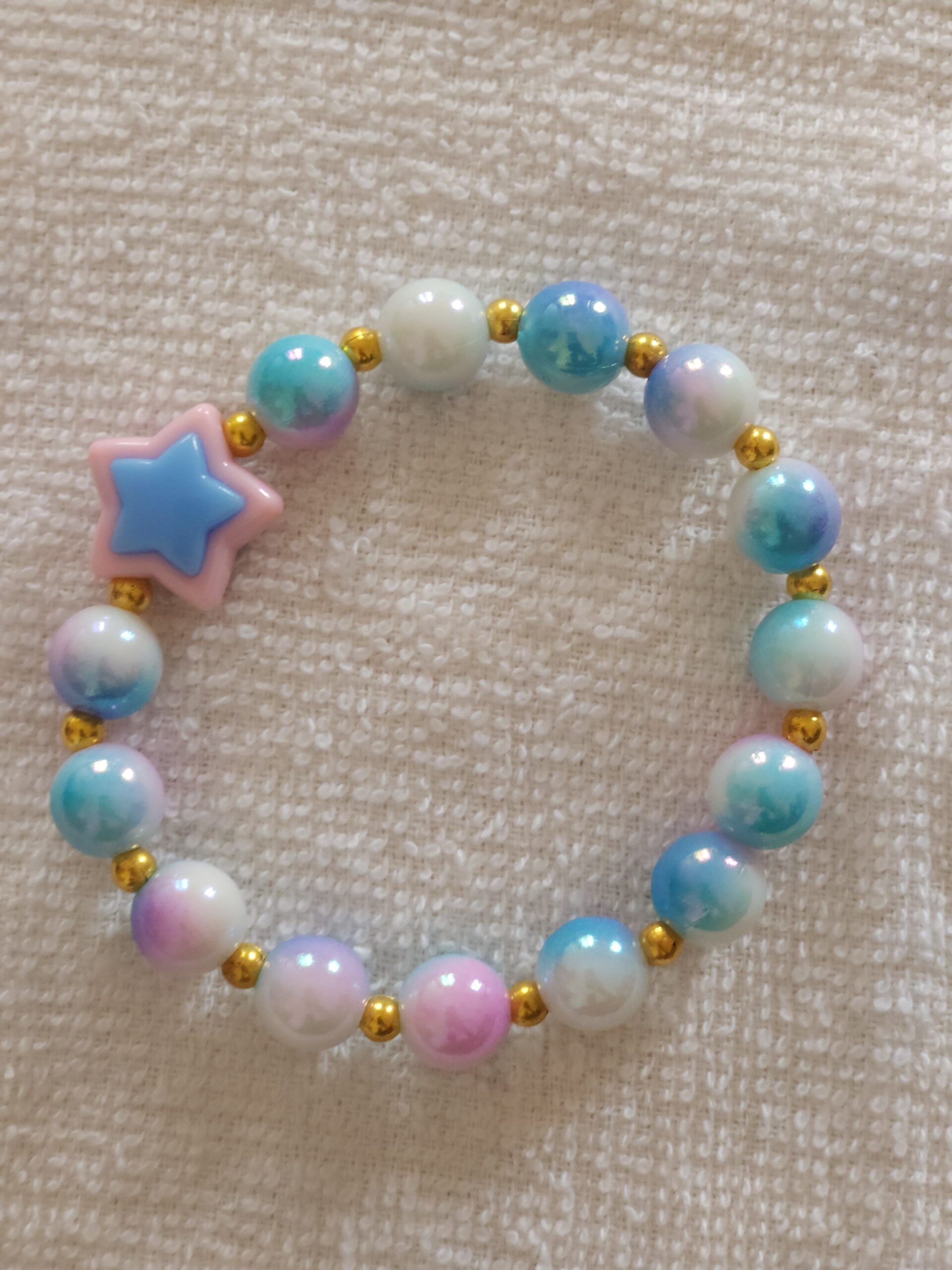 Dreamscape Blue Star Handmade Budget Friendly Bracelet