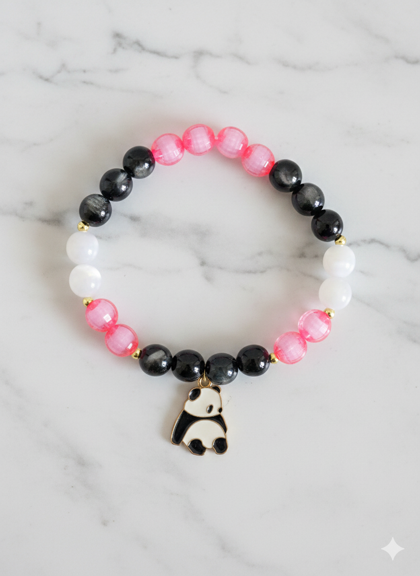 Playful Panda Handmade Semi Premium Bracelet
