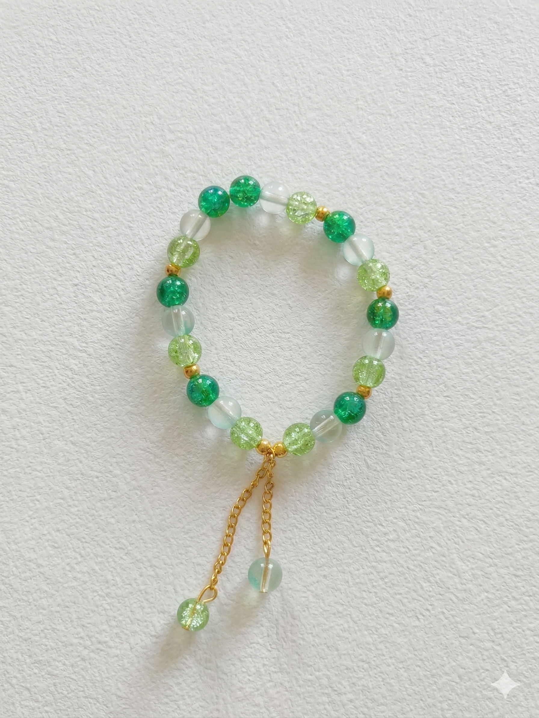 Spring Meadow Dual-Drop Handmade Budget Friendly Bracelet