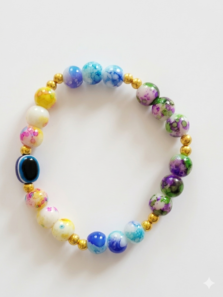 Artisanal Nebula Evil Eye bracelets