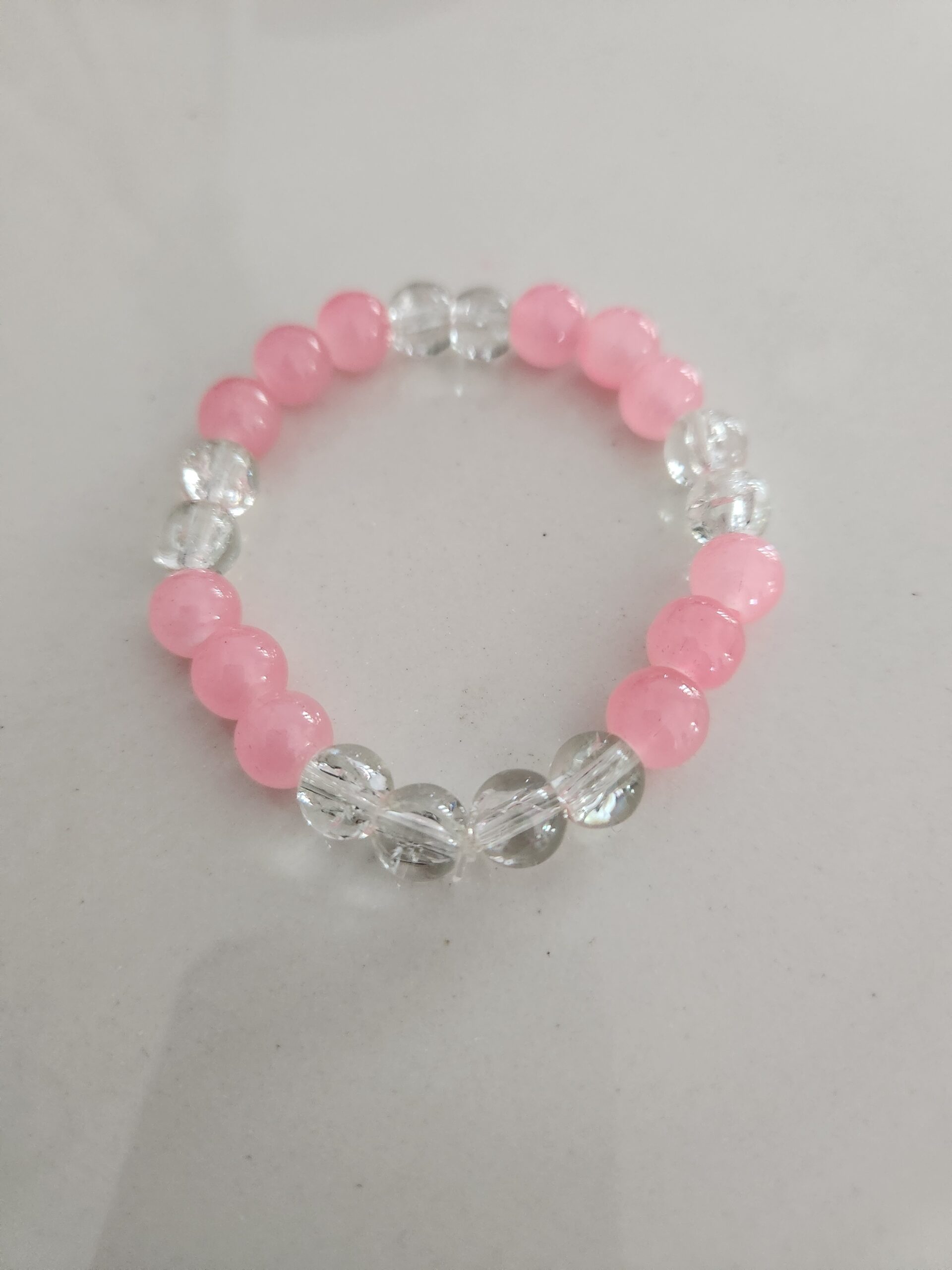 Pastel Pink Handmade Bracelet_TS333
