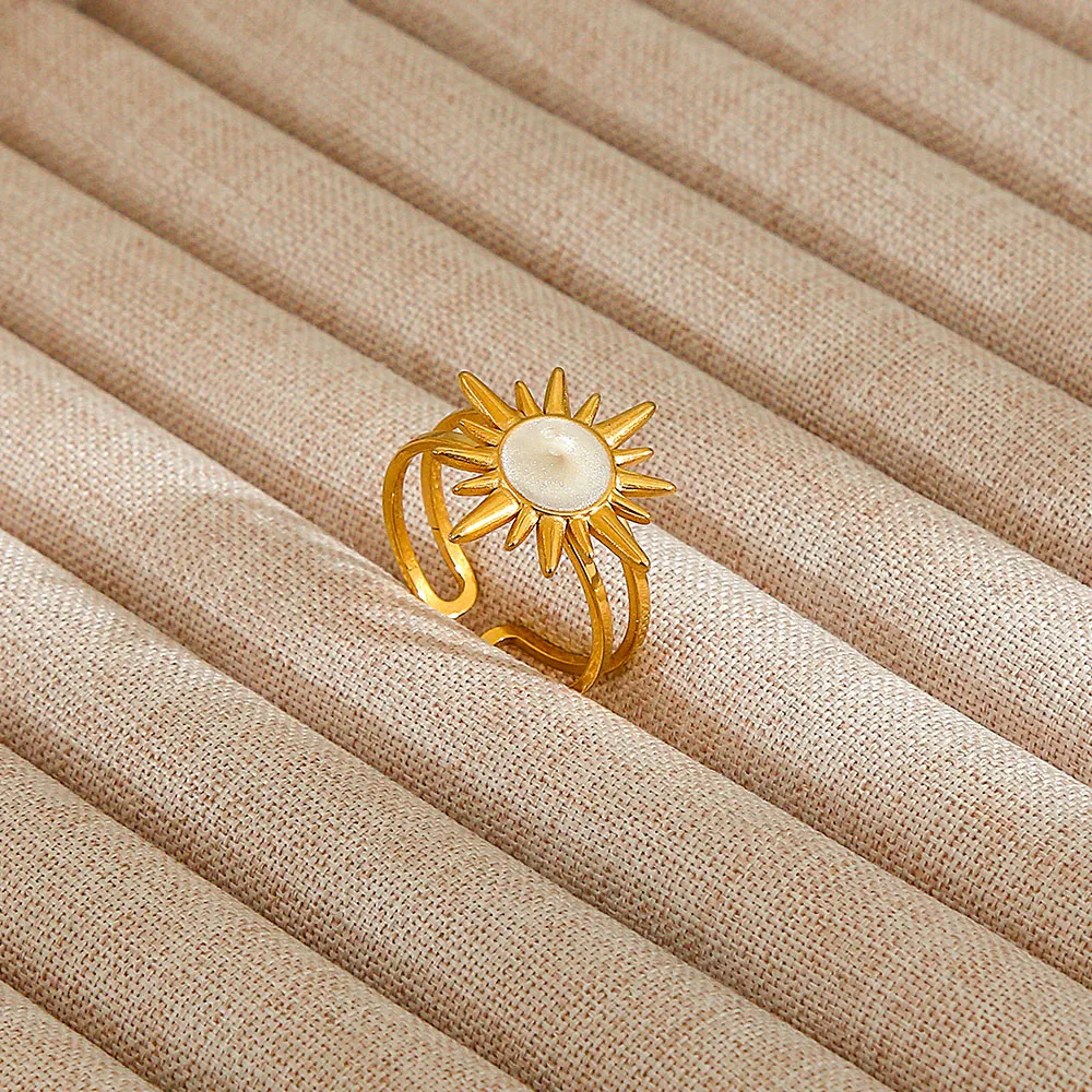 Solaris Apex Ring SS 304 Anti Tarnish 18K Gold Plated