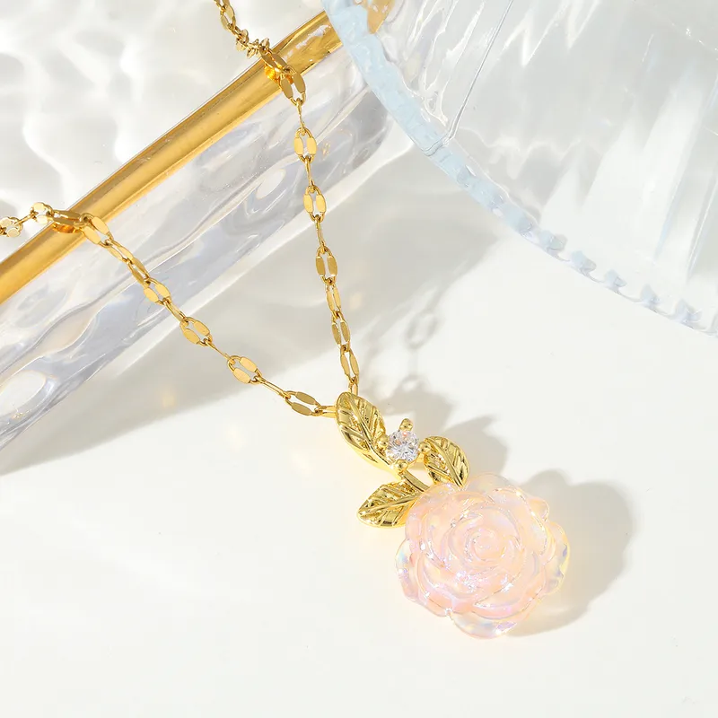 The Russet Bloom Medallion Necklace SS 304 Anti Tarnish 18K Gold Plated
