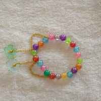 Rainbow Blossom Drape Budget Friendly Bracelet