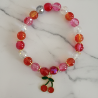 Red Cherry Jubilee Handmade Premium Bracelet